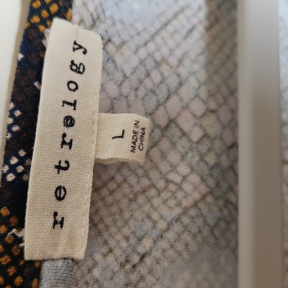 Lysse Red and Blue Patterned Blouse - Picture 2 of 5